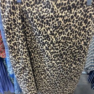 Talbots Women’s Leopard Pencil Skirt